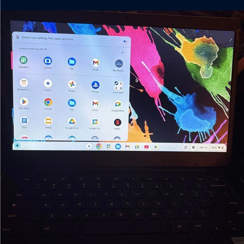 Samsung Black Laptop